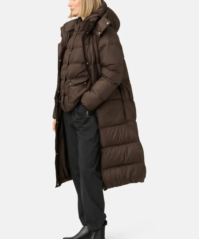 Outerwear Ilse Jacobsen All Jackets And Coats Long Down Coat 8211 Chocolate Brown Outerwear Ilse Jacobsen All Jackets And Coats Long Down Coat 8211 Chocolate Brown