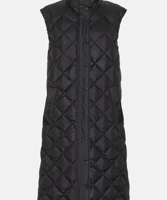 Outerwear Ilse Jacobsen All Jackets And Coats Long Down Vest 8211 Black Outerwear Ilse Jacobsen All Jackets And Coats Long Down Vest 8211 Black