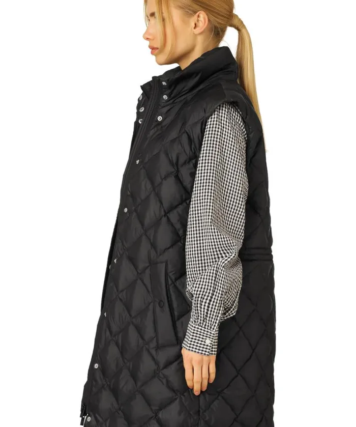 Outerwear Ilse Jacobsen All Jackets And Coats Long Down Vest 8211 Black Outerwear Ilse Jacobsen All Jackets And Coats Long Down Vest 8211 Black