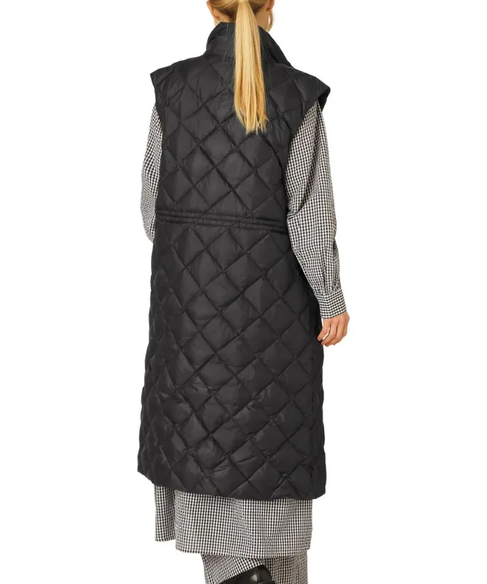 Outerwear Ilse Jacobsen All Jackets And Coats Long Down Vest 8211 Black Outerwear Ilse Jacobsen All Jackets And Coats Long Down Vest 8211 Black