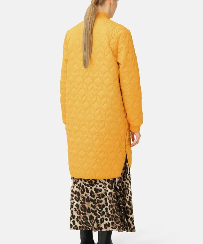 Outerwear Ilse Jacobsen All Jackets And Coats Padded Quilt Coat 8211 Flame Orange