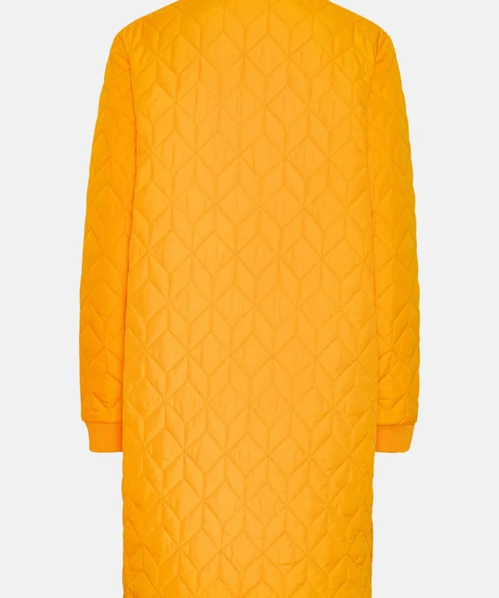 Outerwear Ilse Jacobsen All Jackets And Coats Padded Quilt Coat 8211 Flame Orange