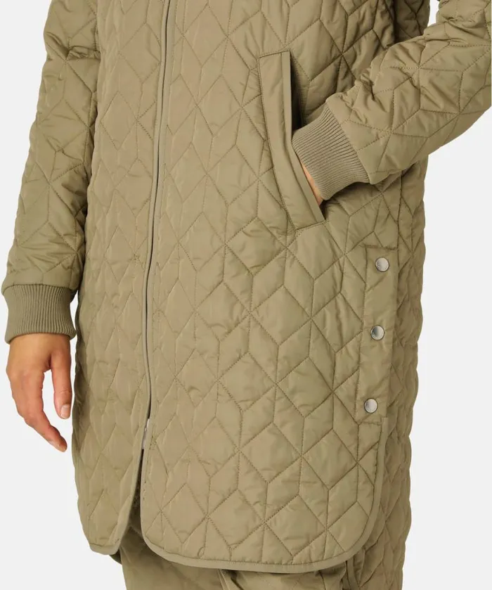 Outerwear Ilse Jacobsen All Jackets And Coats Padded Quilt Coat 8211 Sage
