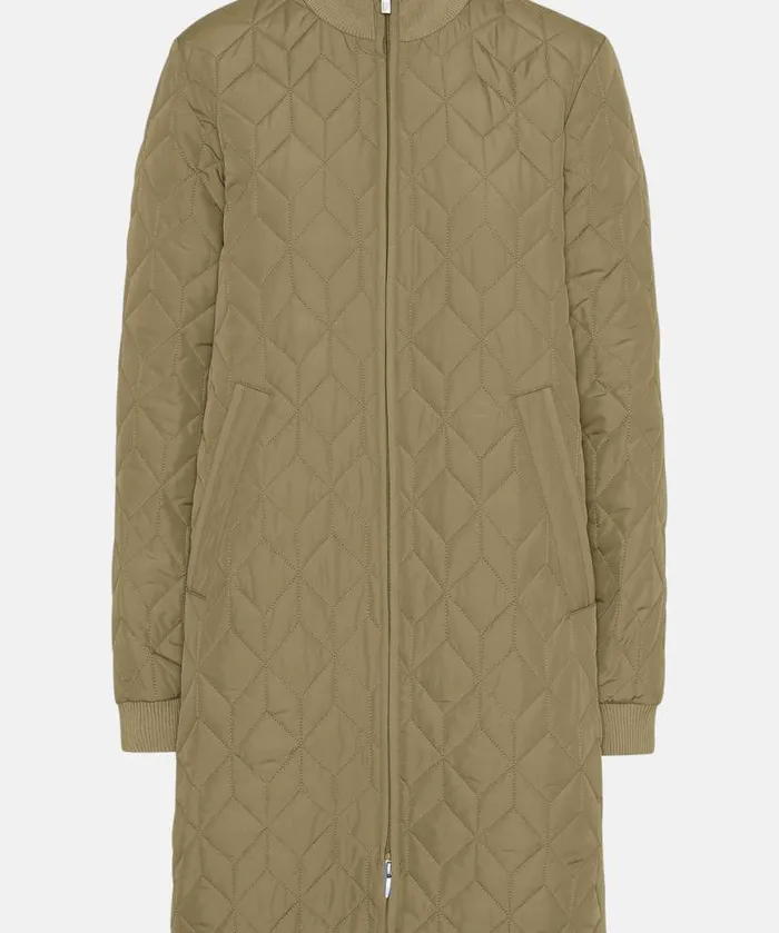 Outerwear Ilse Jacobsen All Jackets And Coats Padded Quilt Coat 8211 Sage