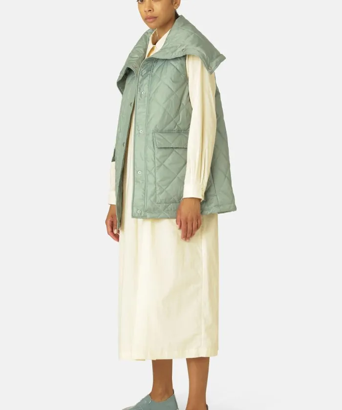 Outerwear Ilse Jacobsen All Jackets And Coats Padded Vest 8211 Bleached