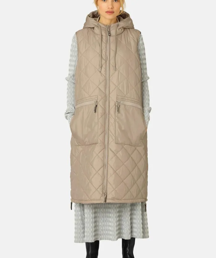 Outerwear Ilse Jacobsen All Jackets And Coats Padded Vest 8211 Cobblestone