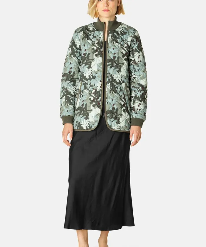 Outerwear Ilse Jacobsen All Jackets And Coats Quilt Jacket 8211 Green Camo Outerwear Ilse Jacobsen All Jackets And Coats Quilt Jacket 8211 Green Camo