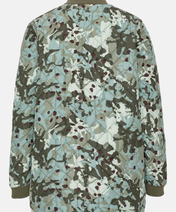 Outerwear Ilse Jacobsen All Jackets And Coats Quilt Jacket 8211 Green Camo Outerwear Ilse Jacobsen All Jackets And Coats Quilt Jacket 8211 Green Camo