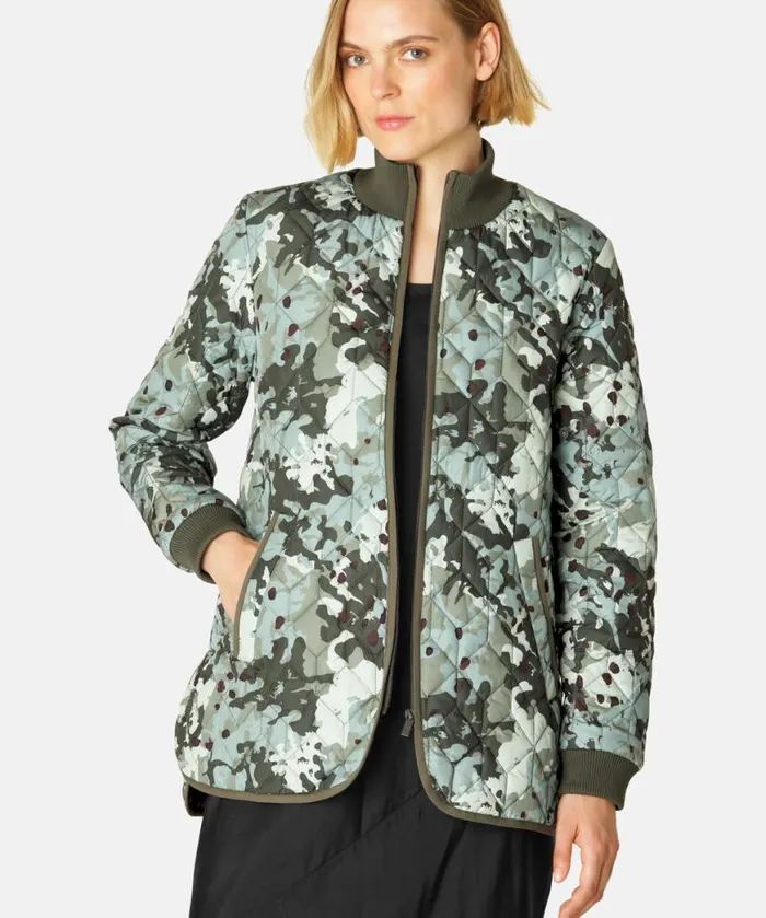 Outerwear Ilse Jacobsen All Jackets And Coats Quilt Jacket 8211 Green Camo Outerwear Ilse Jacobsen All Jackets And Coats Quilt Jacket 8211 Green Camo
