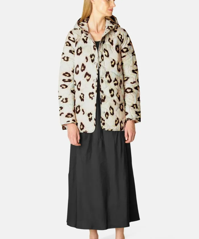 Outerwear Ilse Jacobsen All Jackets And Coats Quilt Jacket 8211 Leopard