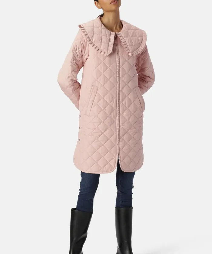 Outerwear Ilse Jacobsen All Jackets And Coats Quilt Jacket 8211 Pale Pink