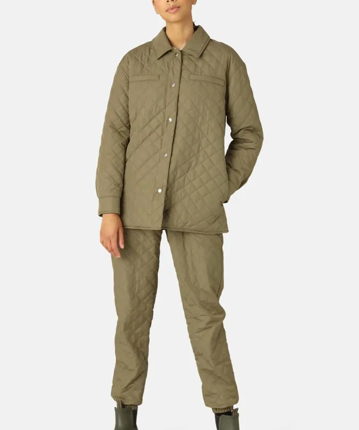 Outerwear Ilse Jacobsen All Jackets And Coats Quilt Jacket 8211 Sage