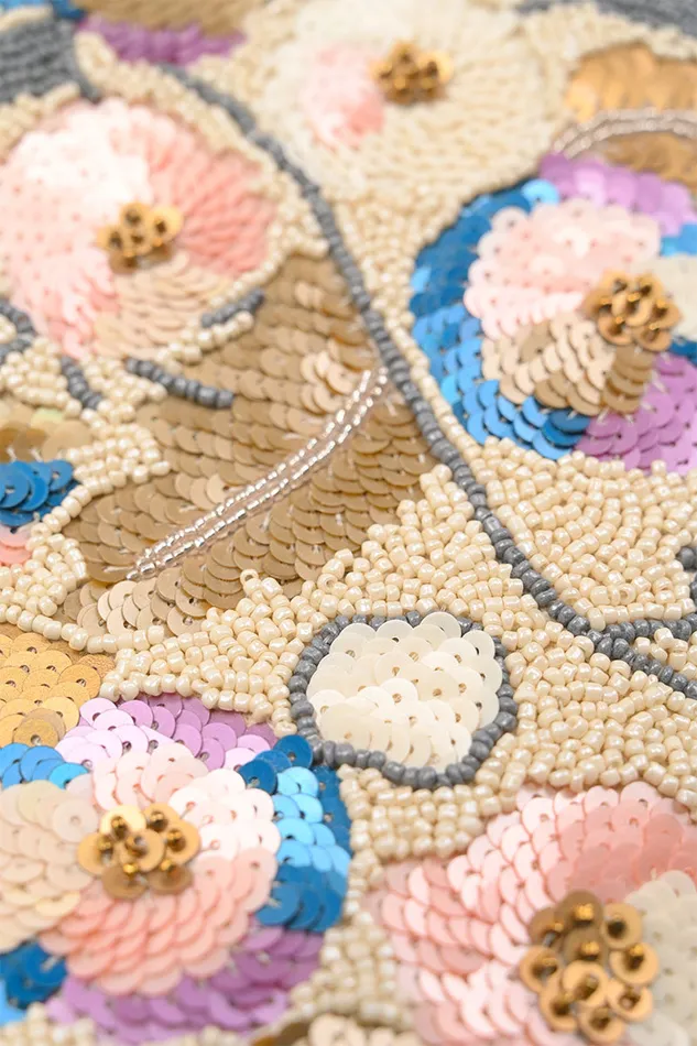 Pansy Paradise Top Handle Bag Pansy Paradise Top Handle Bag