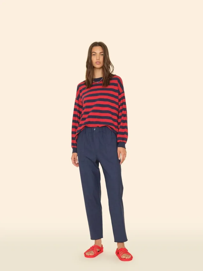Pants and Jumpsuits Navy Melange Mercer Pant 8211 XRENA Women Pants and Jumpsuits Navy Melange Mercer Pant 8211 XRENA Women