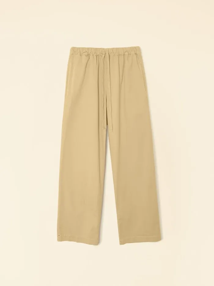 Pants and Jumpsuits XRENA Women Khaki Gold Dash Twill Pant Pants and Jumpsuits XRENA Women Khaki Gold Dash Twill Pant