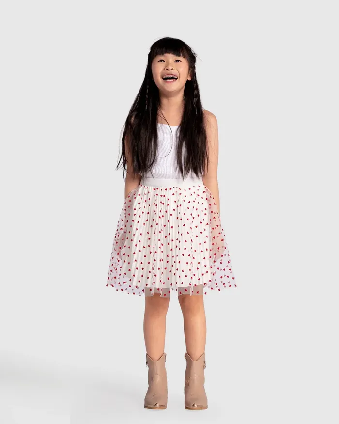 Pants and Skirts Belle and Bloom Women In My Heart Reversible Skirt 8211 White