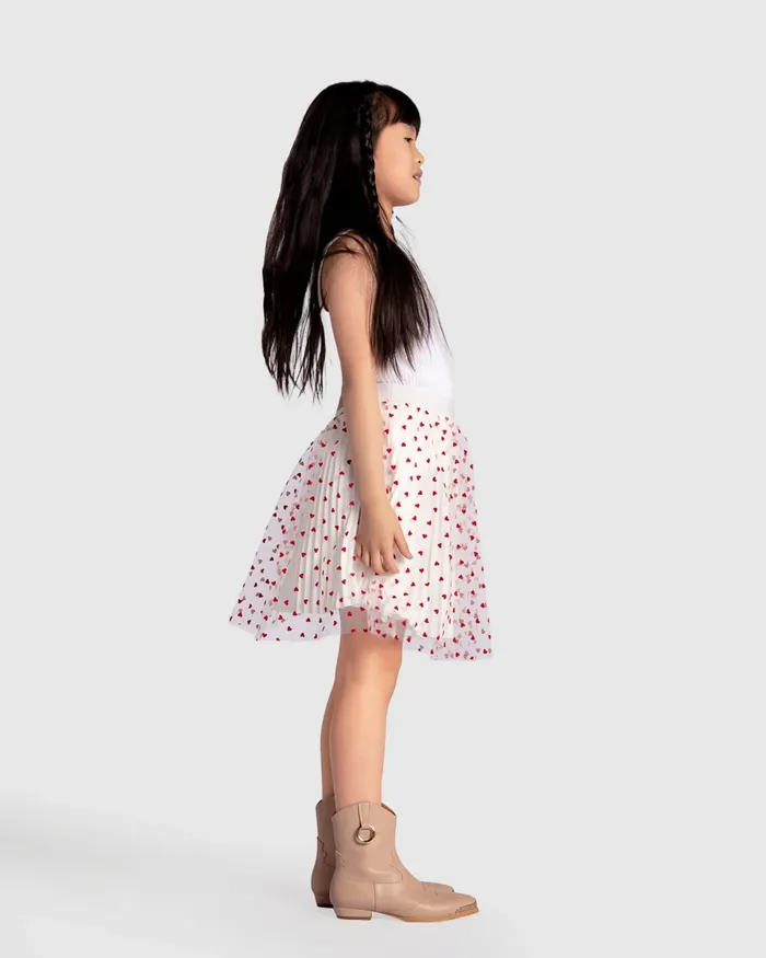 Pants and Skirts Belle and Bloom Women In My Heart Reversible Skirt 8211 White