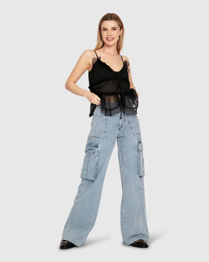 Pants and Skirts Women Belle and Bloom Southern Nights Cargo Jean