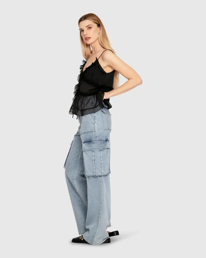 Pants and Skirts Women Belle and Bloom Southern Nights Cargo Jean