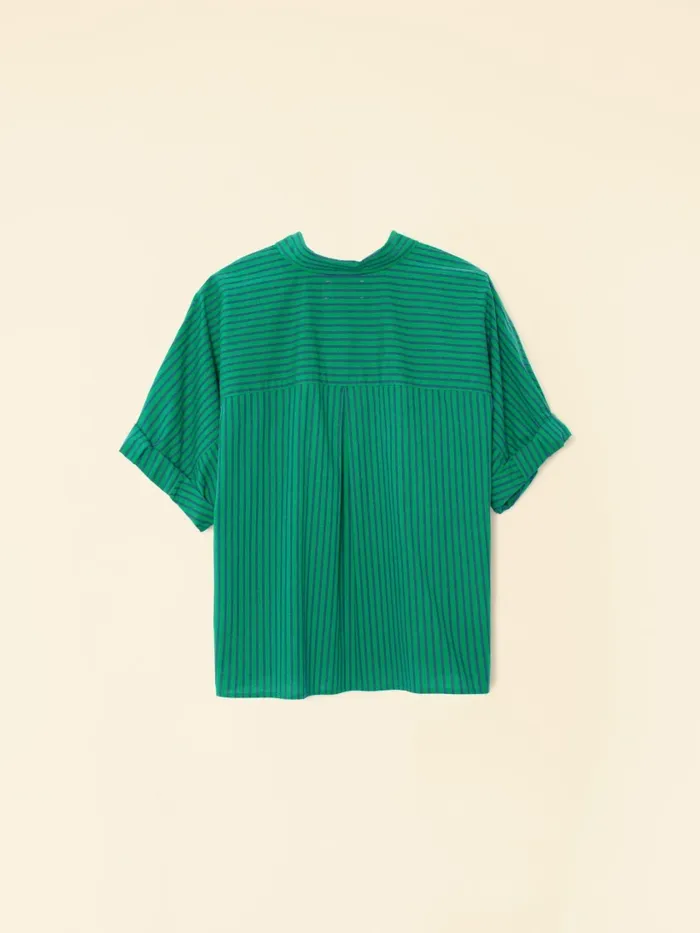 Pine Blue Teddy Shirt Women Shirts XRENA Pine Blue Teddy Shirt Women Shirts XRENA