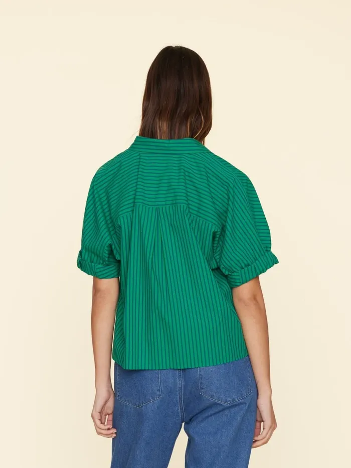Pine Blue Teddy Shirt Women Shirts XRENA Pine Blue Teddy Shirt Women Shirts XRENA