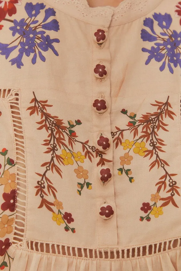Pink Beauty Bouquet Blouse Women FARM Rio Blouses Pink Beauty Bouquet Blouse Women FARM Rio Blouses
