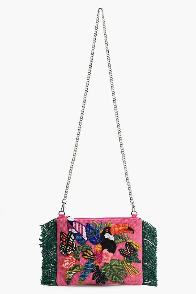 Pink Flutter Oasis Clutch Bag Pink Flutter Oasis Clutch Bag