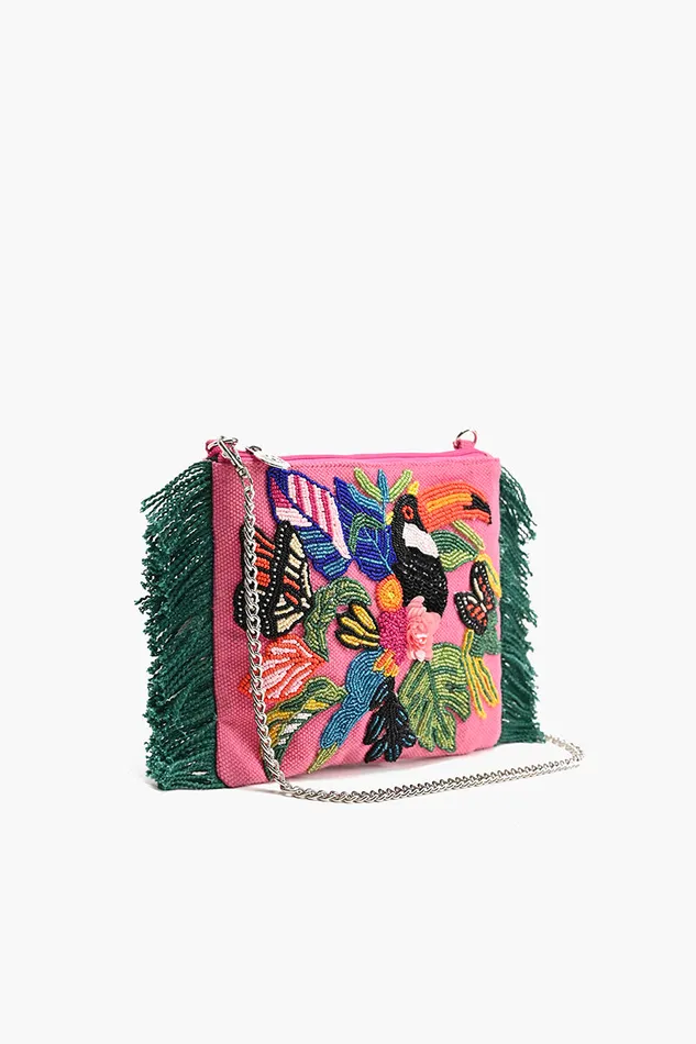 Pink Flutter Oasis Clutch Bag Pink Flutter Oasis Clutch Bag