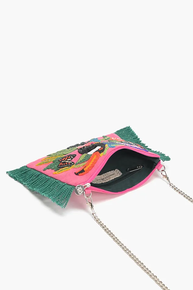 Pink Flutter Oasis Clutch Bag Pink Flutter Oasis Clutch Bag