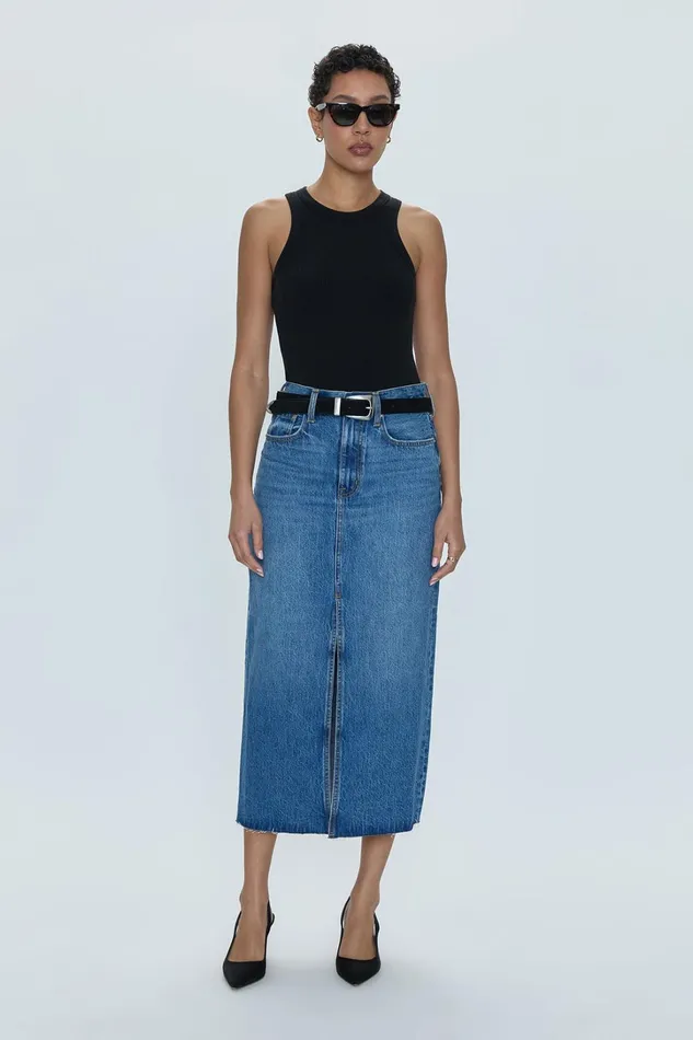 Pistola Denim Denim Women Alice Midi Skirt 8211 Maui