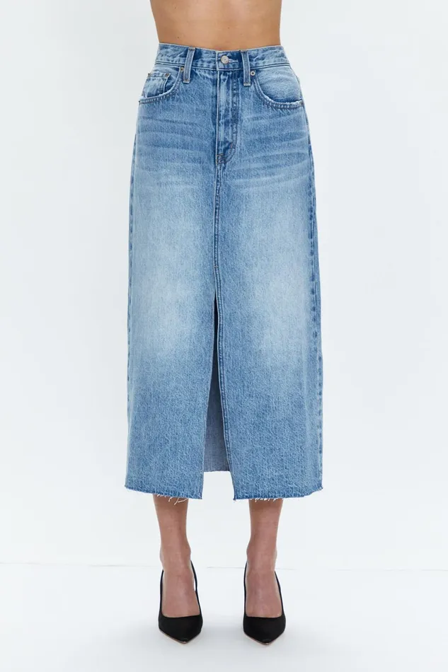 Pistola Denim Denim Women Alice Midi Skirt 8211 Skylark