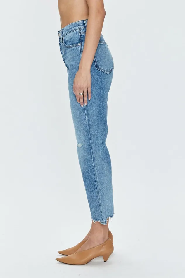 Pistola Denim Denim Women Cassie Crop Super High Rise Straight Crop Jean 8211 Fair Side Vintage