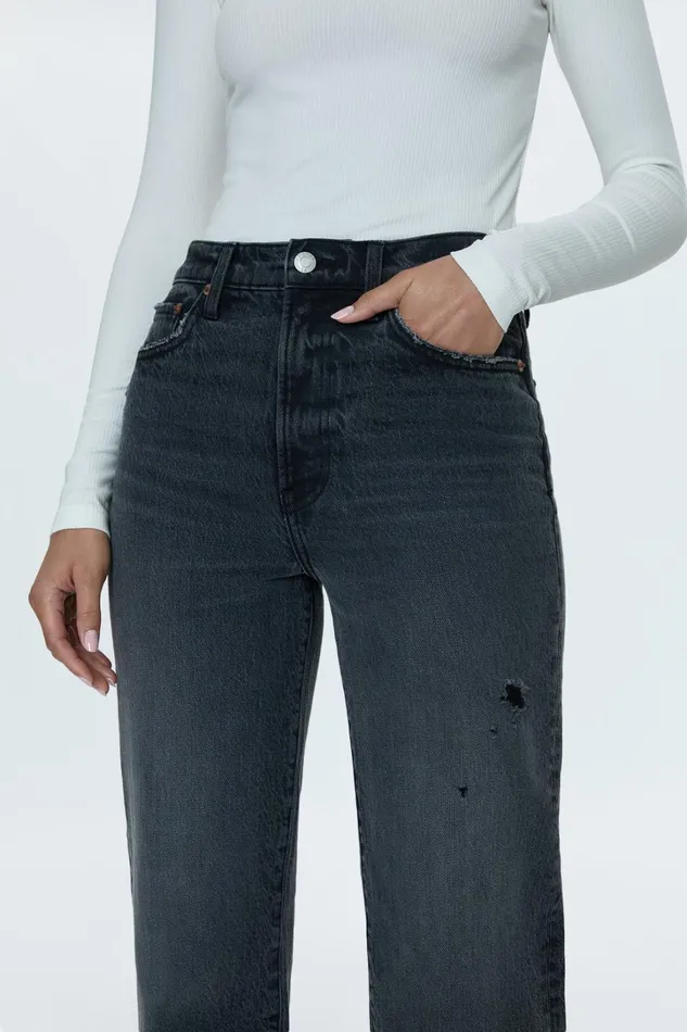 Pistola Denim Denim Women Cassie Super High Rise Straight Jean 8211 After Hours Vintage