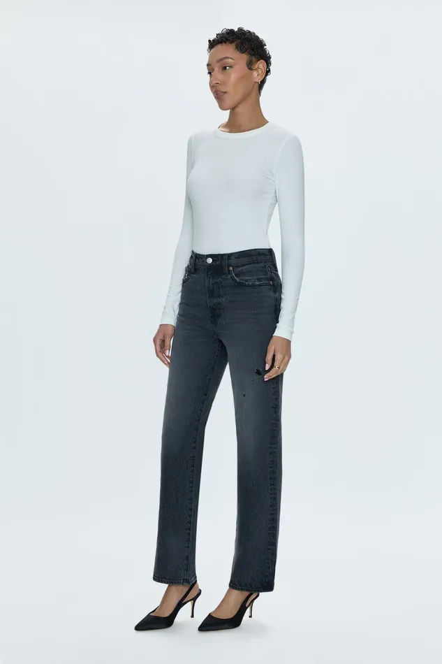 Pistola Denim Denim Women Cassie Super High Rise Straight Jean 8211 After Hours Vintage