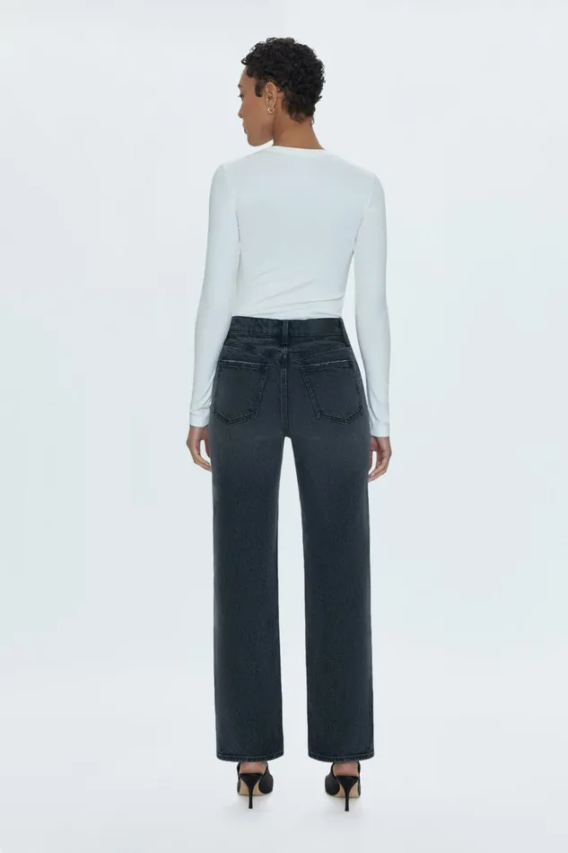 Pistola Denim Denim Women Cassie Super High Rise Straight Jean 8211 After Hours Vintage