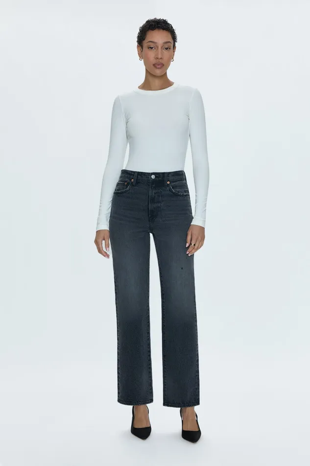 Pistola Denim Denim Women Cassie Super High Rise Straight Jean 8211 After Hours Vintage