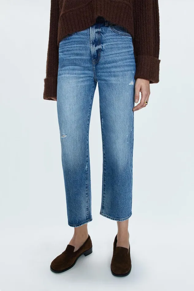 Pistola Denim Denim Women Cassie Super High Rise Straight Jean 8211 Central Vintage