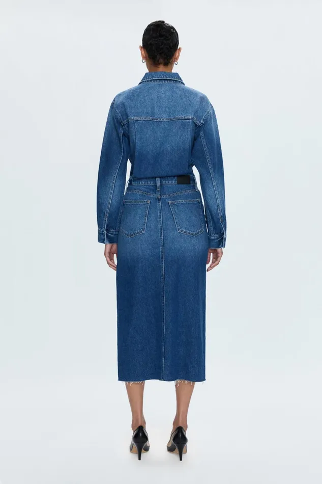 Pistola Denim Dresses Women Amira Midi Dress 8211 Social