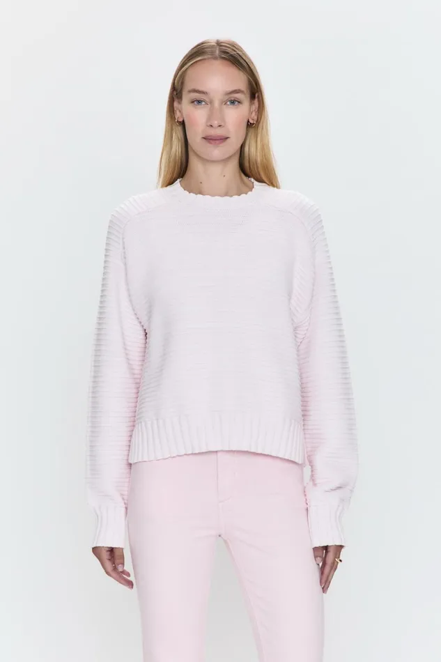Pistola Denim Sweaters and Knits Women Adina Everyday Sweater 8211 Barely Pink Marl Pistola Denim Sweaters and Knits Women Adina Everyday Sweater 8211 Barely Pink Marl