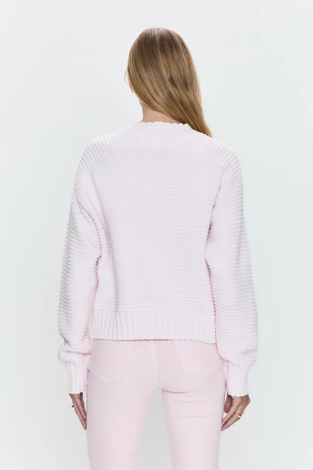 Pistola Denim Sweaters and Knits Women Adina Everyday Sweater 8211 Barely Pink Marl