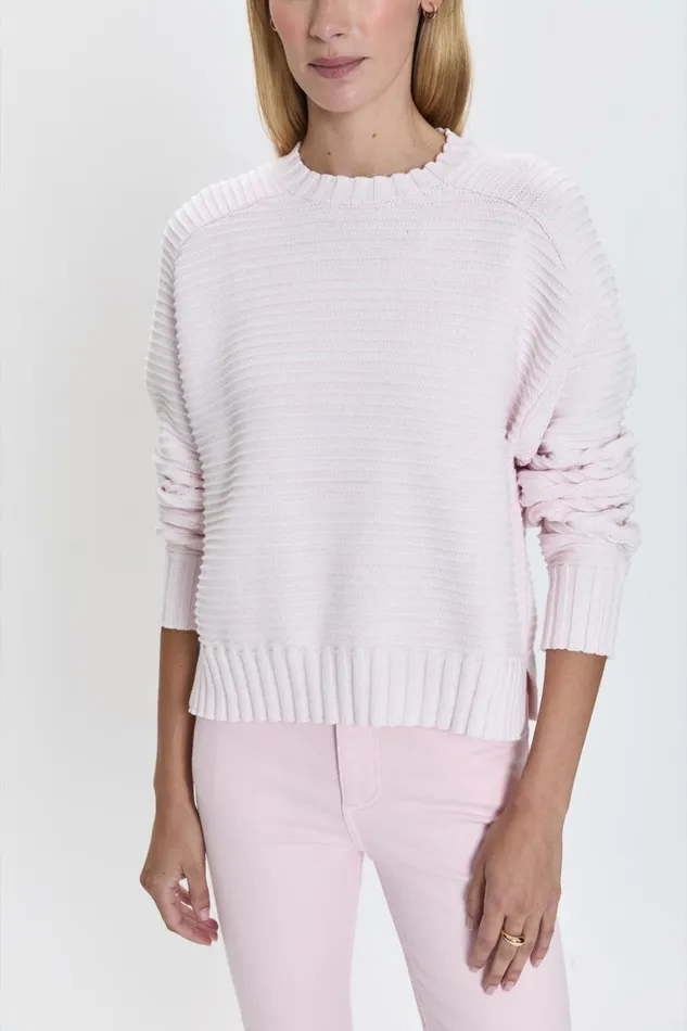 Pistola Denim Sweaters and Knits Women Adina Everyday Sweater 8211 Barely Pink Marl