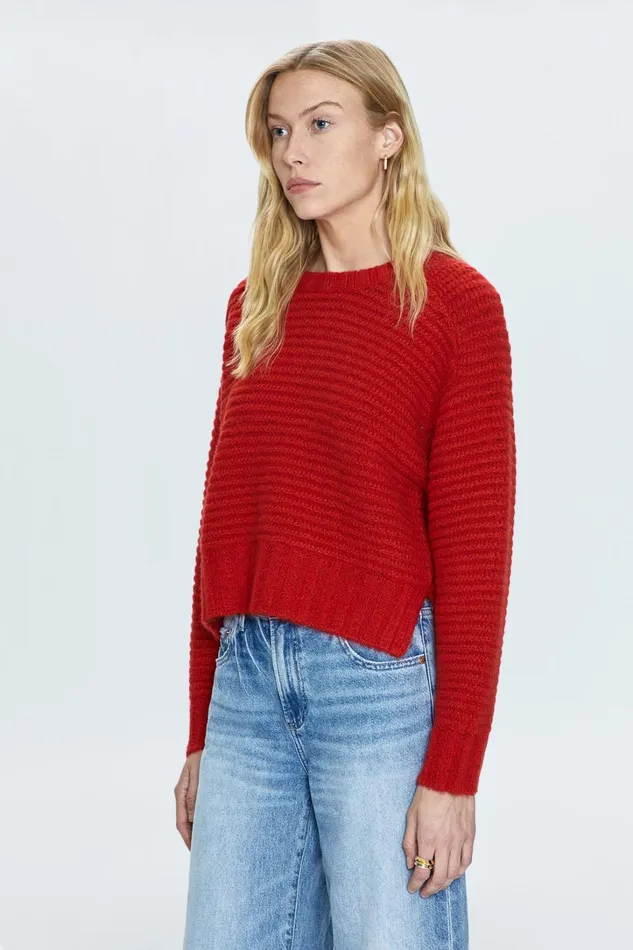 Pistola Denim Sweaters and Knits Women Adina Sweater 8211 Rouge