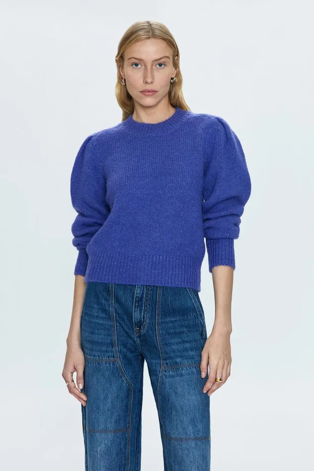 Pistola Denim Sweaters and Knits Women Colette Sweater 8211 Periwinkle