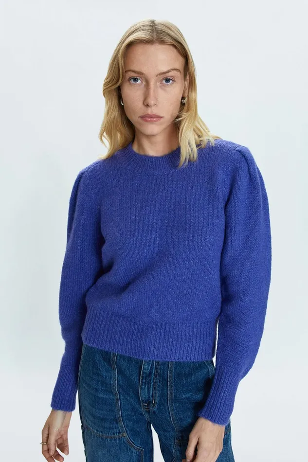 Pistola Denim Sweaters and Knits Women Colette Sweater 8211 Periwinkle