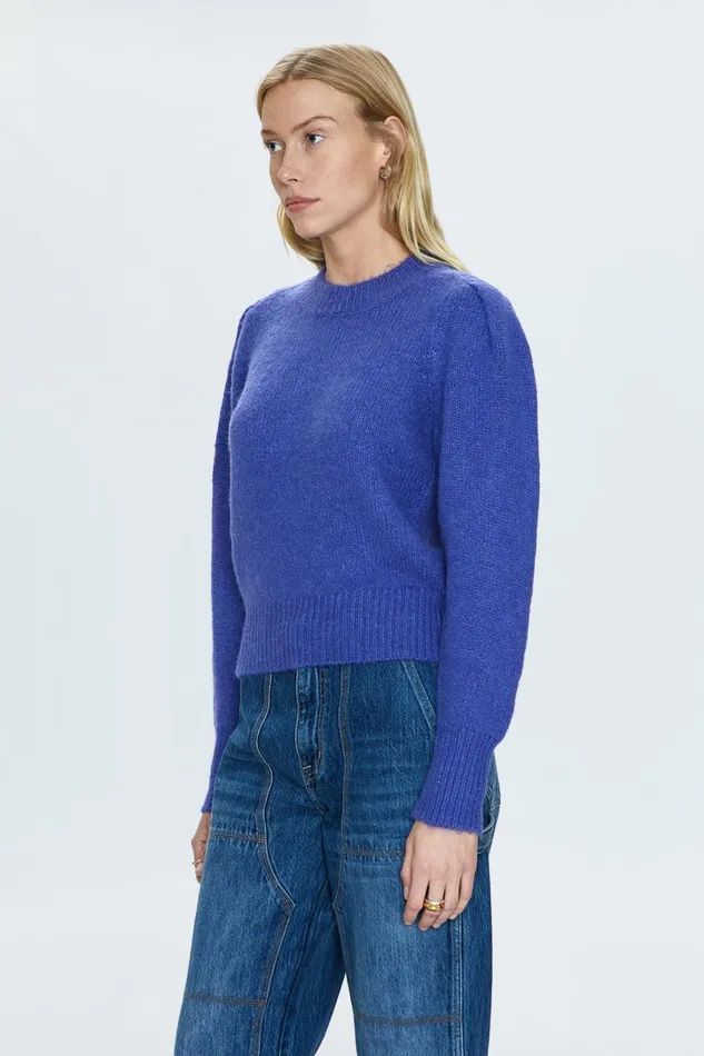 Pistola Denim Sweaters and Knits Women Colette Sweater 8211 Periwinkle