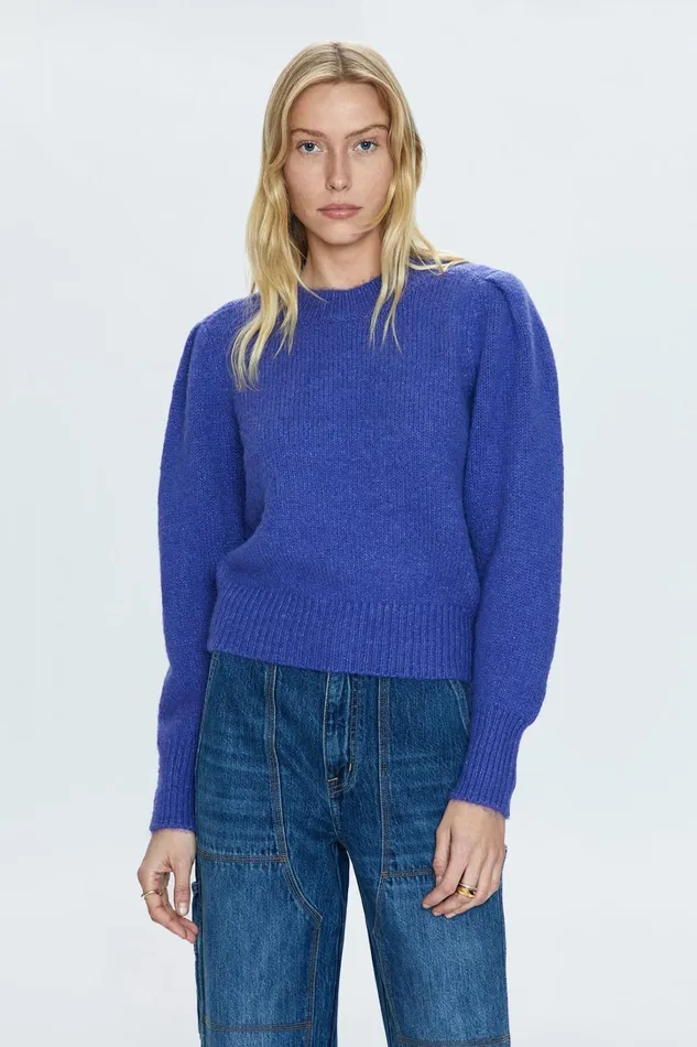 Pistola Denim Sweaters and Knits Women Colette Sweater 8211 Periwinkle