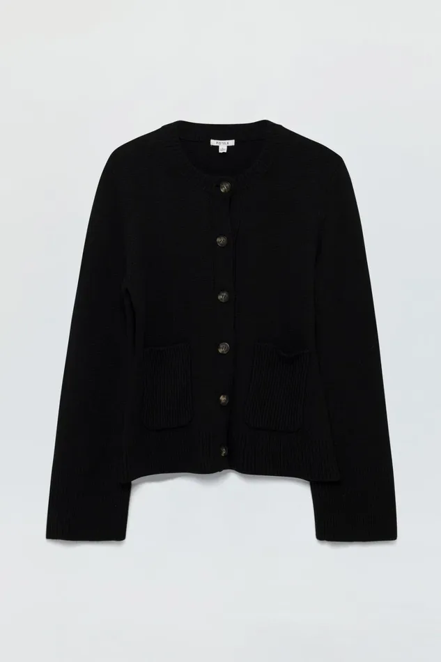 Pistola Denim Sweaters and Knits Women Dani Cardigan 8211 Noir