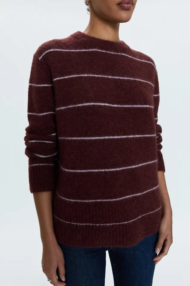 Pistola Denim Sweaters and Knits Women Ivy Sweater 8211 Terra Stripe