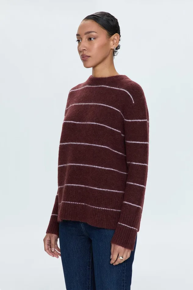 Pistola Denim Sweaters and Knits Women Ivy Sweater 8211 Terra Stripe