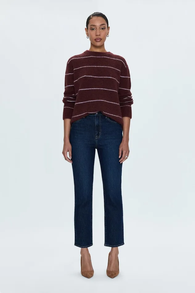 Pistola Denim Sweaters and Knits Women Ivy Sweater 8211 Terra Stripe